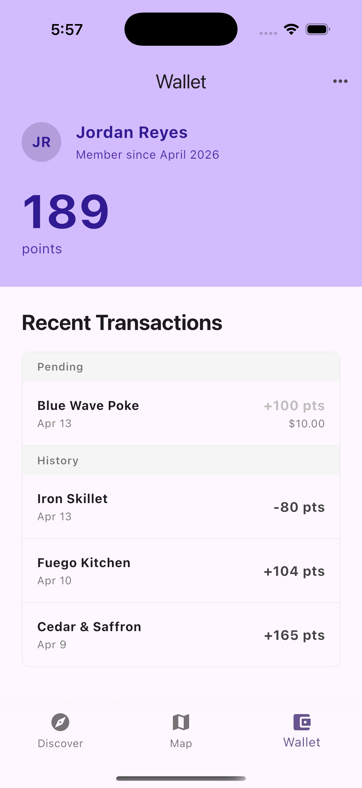 Nibblr app — redeem rewards